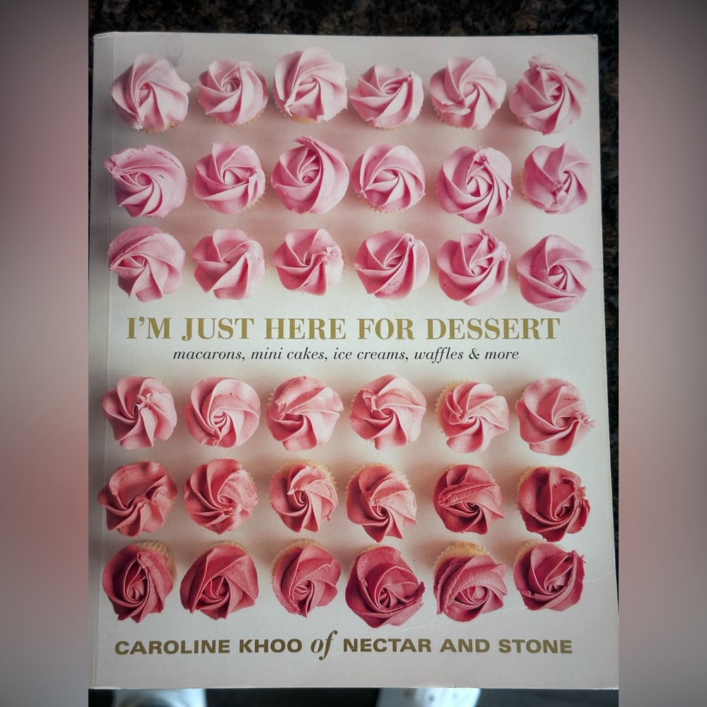 NEW -I’m just here for dessert - Pink Dessert Recipe Book with Elegant Cover